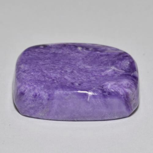 Charoite Velluto Viola Viola naturale da 23.02 ct, Taglio a cuscino, Opaco