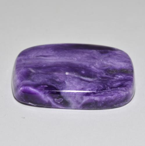 Charoite Velluto Viola Viola naturale da 44.81 ct, Taglio a cuscino, Opaco