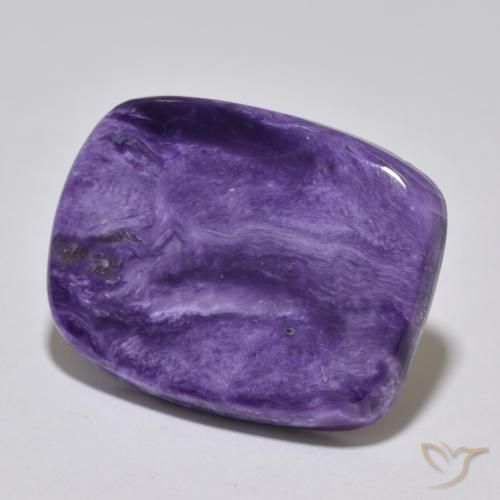 Charoite Velluto Viola Viola naturale da 40.98 ct, Taglio a cuscino, Opaco