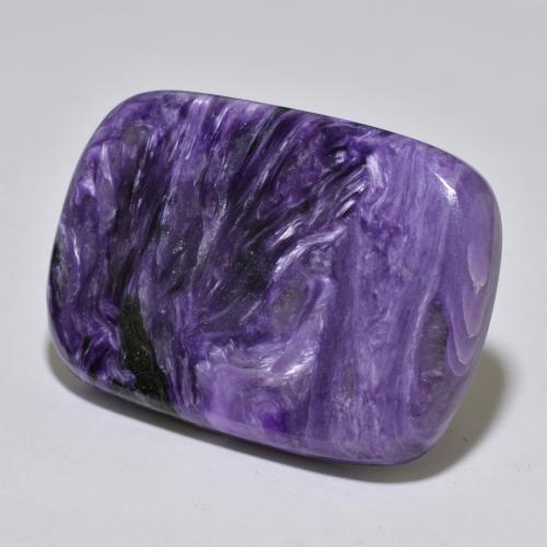 Charoite Viola medio naturale da 80.27 ct, Taglio a cuscino, Opaco