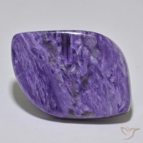 54.20ct Naturale Velluto Viola Viola Charoite, Taglio a fantasia, Opaco