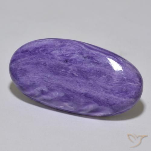 Charoite Velluto Chiaro Viola Viola naturale da 30.82 ct, Ovale, Opaco
