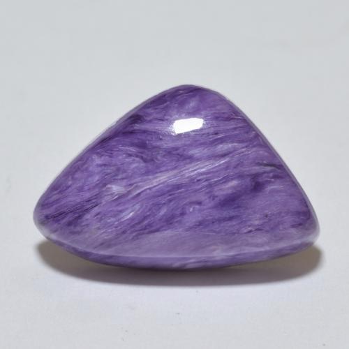Charoite Viola Chiaro Viola naturale da 7.86 ct, Taglio trillion, Opaco