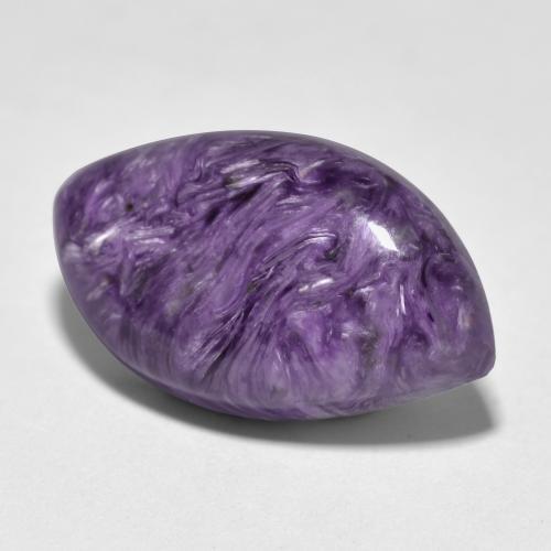 Caroite naturale viola da 11,68 ct, marchesa, opaco