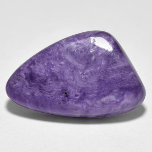 Charoite Viola scuro naturale da 10.92 ct, Forma fantasia, Opaco