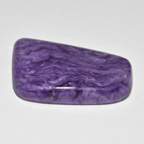 Charoite Viola scuro naturale da 35.97 ct, Forma fantasia, Opaco