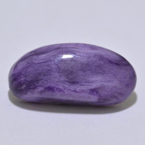 Caroite naturale viola da 8,98 ct, forma fantasia, opaco
