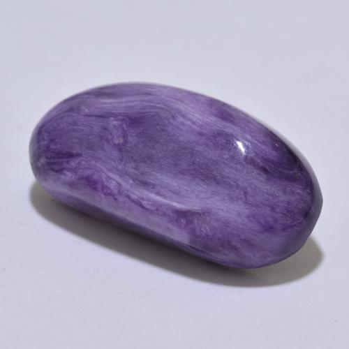 Caroite naturale viola da 8,98 ct, forma fantasia, opaco