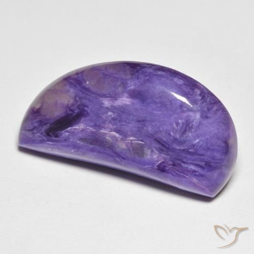 Charoite Medium Dark-Violet naturale da 12.59 ct, Taglio a fantasia, Opaco