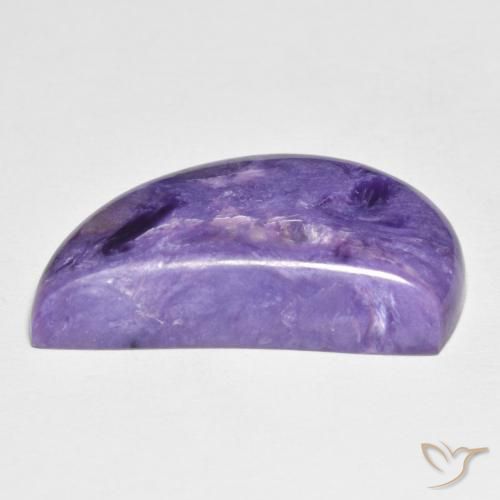 Charoite Medium Dark-Violet naturale da 12.59 ct, Taglio a fantasia, Opaco