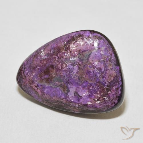 Charoite Velluto Viola Viola naturale da 15.58 ct, Taglio a fantasia, Opaco