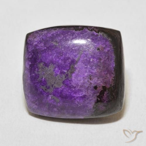 12.90ct Naturale Velluto Viola Viola Charoite, Cuscino, Opaco