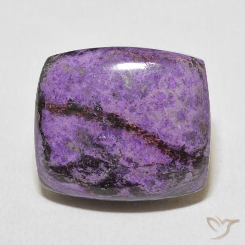 11.21ct Naturale Velluto Viola Viola Charoite, Cuscino, Opaco