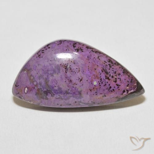 17.24ct Naturale Viola medio Charoite, Taglio a fantasia, Opaco