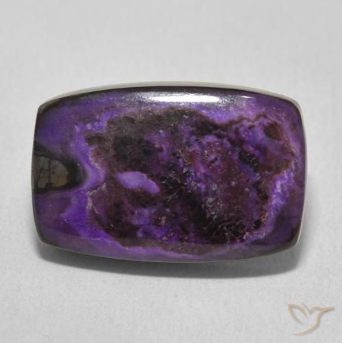 13.27ct Naturale Medium Dark-Violet Charoite, Cuscino, Opaco