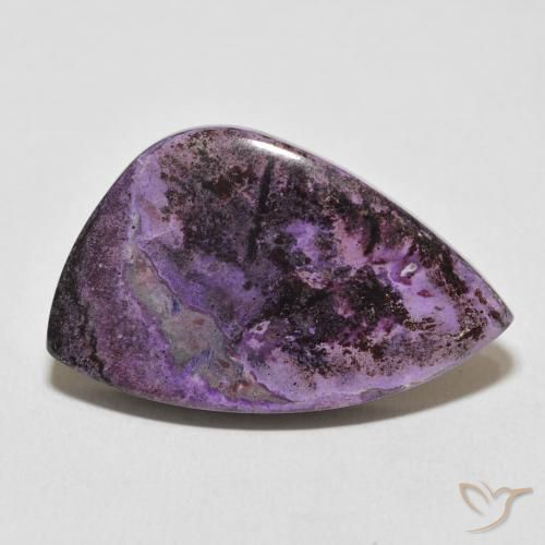 27.82ct Naturale Violetto medio profondo Charoite, Taglio a fantasia, Opaco