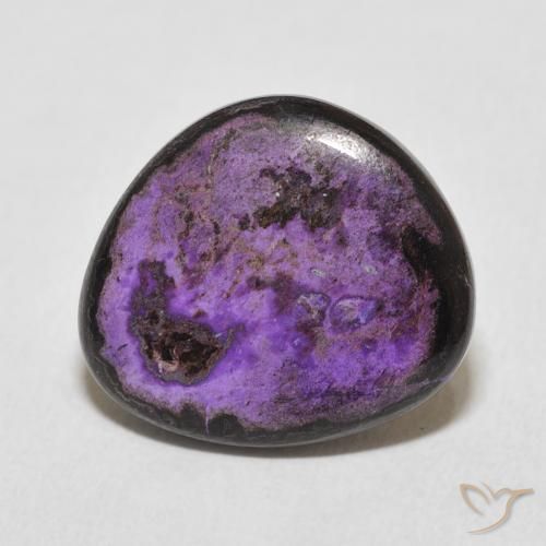 14.04ct Naturale Velluto Viola Viola Charoite, Taglio a fantasia, Opaco