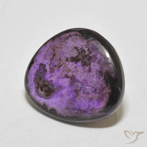 Charoite Velluto Viola Viola naturale da 14.04 ct, Taglio a fantasia, Opaco