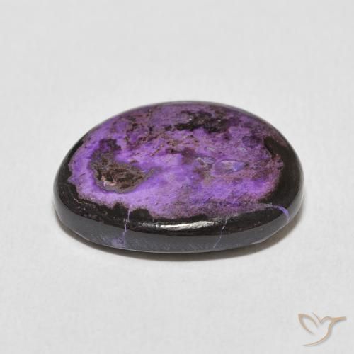 Charoite Velluto Viola Viola naturale da 14.04 ct, Taglio a fantasia, Opaco