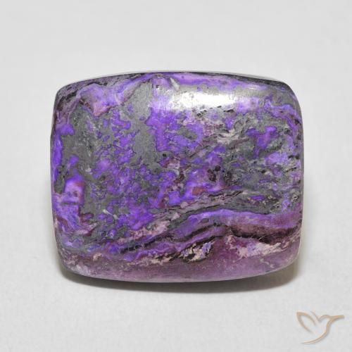 16.78ct Naturale Viola medio Charoite, Cuscino, Opaco