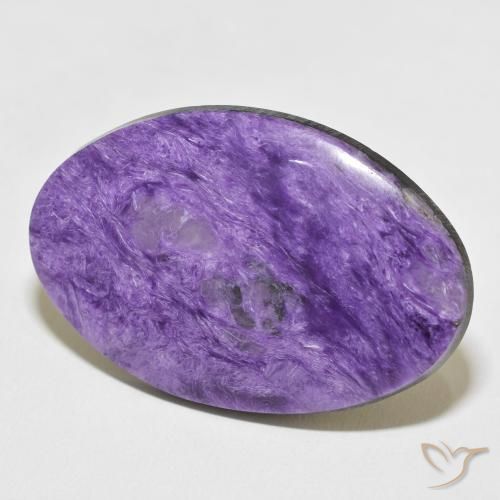 Charoite Viola Chiaro Viola naturale da 38.87 ct, Taglio ovale, Opaco