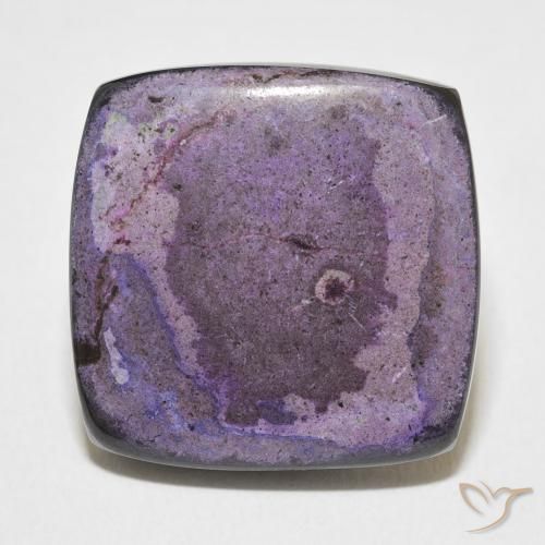 23.80ct Naturale Viola Viola Charoite, Cuscino, Opaco