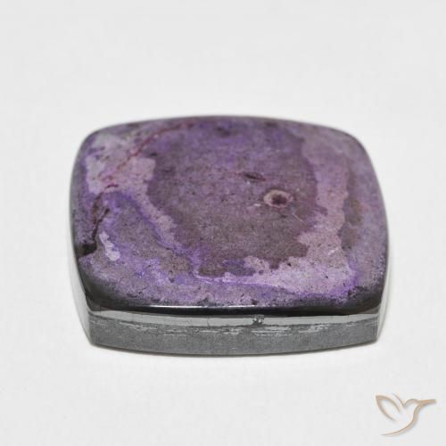 Charoite Viola Viola naturale da 23.80 ct, Cuscino, Opaco