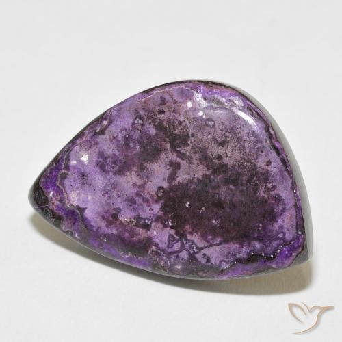 19.52ct Naturale Velluto Viola Viola Charoite, Taglio a fantasia, Opaco