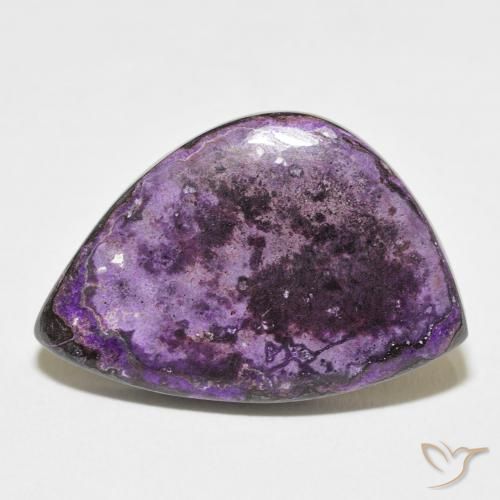 Charoite Velluto Viola Viola naturale da 19.52 ct, Taglio a fantasia, Opaco