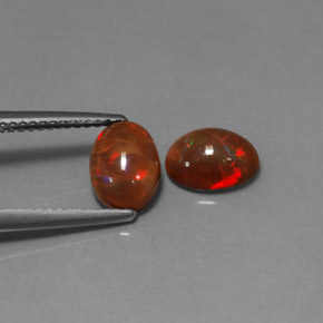 Gemme di Opale di cioccolato Multicolore naturale da  ct, Trasparente, Trasparente/Traslucido