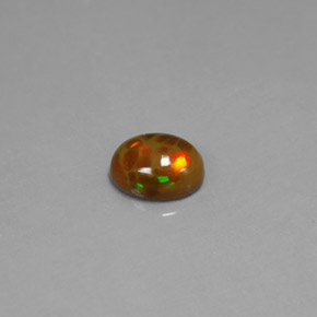Opale cioccolato naturale multicolore da 0,95 ct, trasparente, trasparente/traslucido
