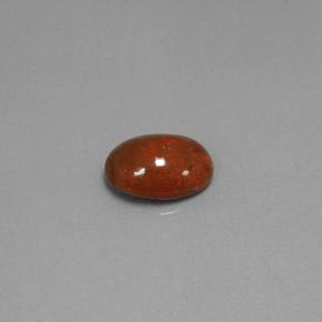 Opale cioccolato naturale multicolore da 1,04 ct, taglio ovale, opaco