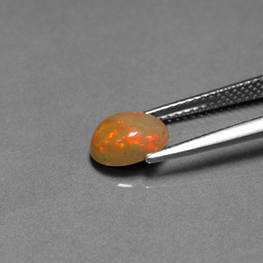 Opale di cioccolato Multicolore naturale da 0.85 ct, Trasparente, Trasparente/Traslucido