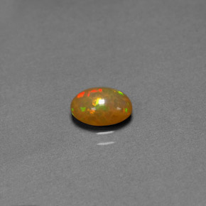 Opale cioccolato naturale multicolore da 0,68 ct, trasparente, trasparente/traslucido