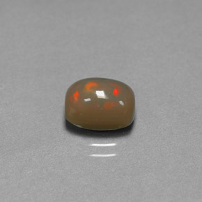 Opale di cioccolato Multicolore naturale da 1.78 ct, Taglio a cuscino, Opaco