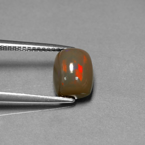 Opale di cioccolato Multicolore naturale da 1.78 ct, Taglio a cuscino, Opaco