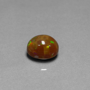 Opale cioccolato naturale multicolore da 2,17 ct, trasparente, trasparente/traslucido