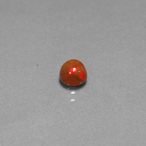 Opale cioccolato naturale multicolore da 0,45 ct, trasparente, trasparente/traslucido
