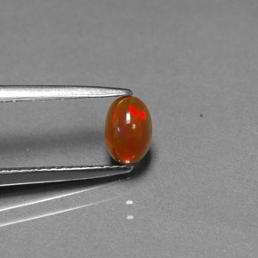 Opale di cioccolato Multicolore naturale da 0.43 ct, Trasparente, Trasparente/Traslucido