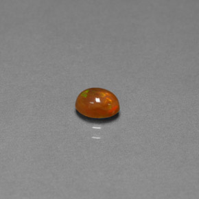 Opale cioccolato naturale multicolore da 0,40 ct, trasparente, trasparente/traslucido