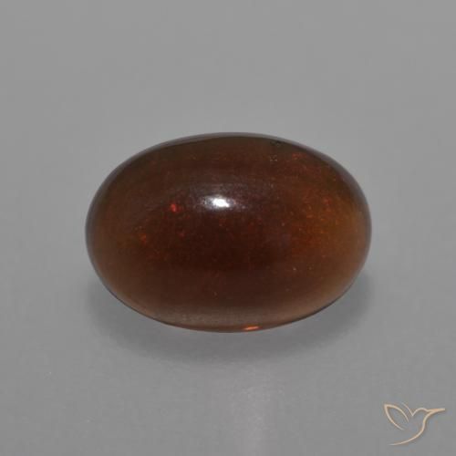 Opale di cioccolato Multicolore naturale da 0.43 ct, Ovale, Traslucido