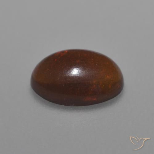 Opale di cioccolato Multicolore naturale da 0.43 ct, Ovale, Traslucido