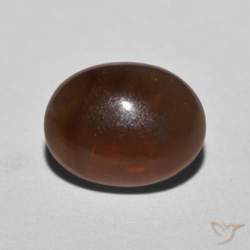 Opale di cioccolato Marrone rossastro naturale da 0.78 ct, Ovale, Traslucido