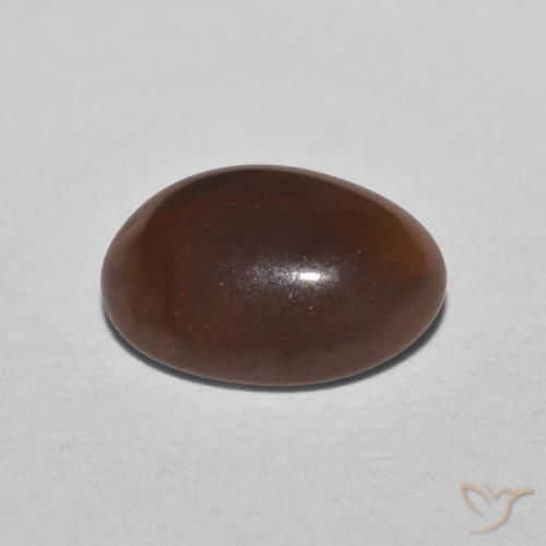 Opale di cioccolato Marrone rossastro naturale da 0.78 ct, Ovale, Traslucido