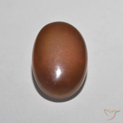 Opale di cioccolato Multicolore naturale da 1.90 ct, Ovale, Traslucido