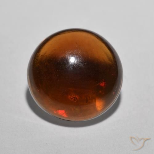 0.84ct Naturale Multicolore Opale cioccolato, Rotondo, Traslucido