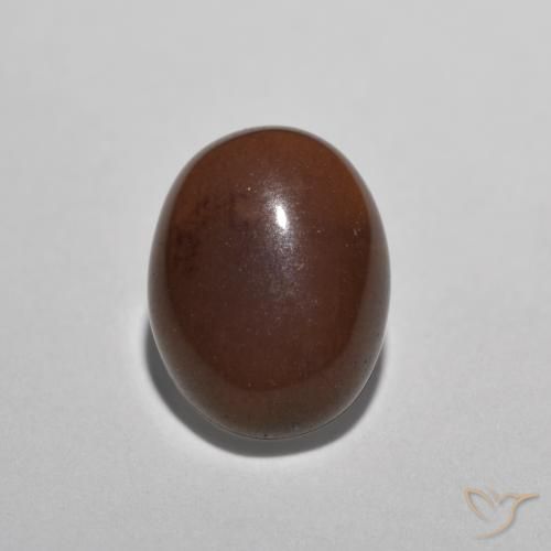 0.72ct Naturale Multicolore Opale cioccolato, Ovale, Traslucido