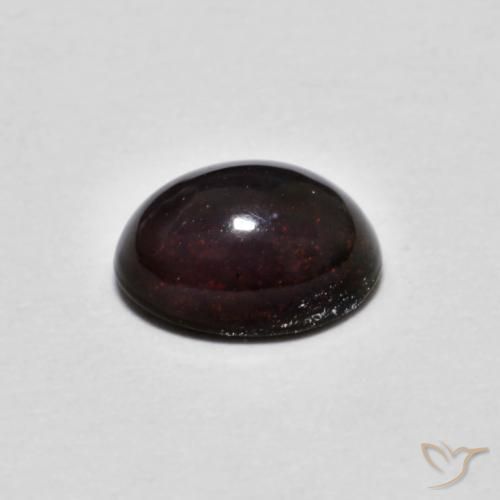 Opale di cioccolato Marrone scuro naturale da 0.61 ct, Ovale, Opaco