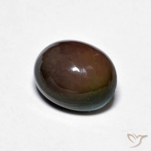 Opale di cioccolato Marrone cioccolato naturale da 1.28 ct, Ovale, Opaco