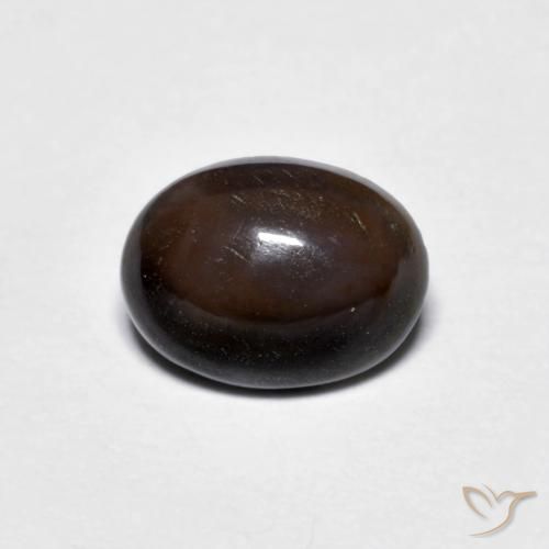 Opale di cioccolato Marrone scuro naturale da 0.71 ct, Ovale, Opaco